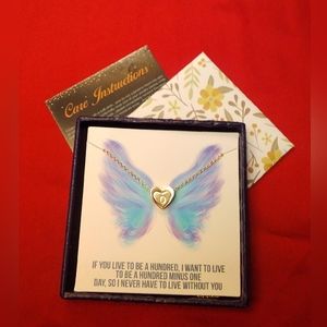 Necklace with message